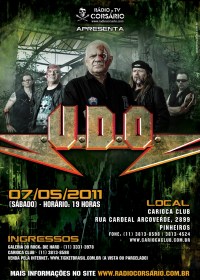 Cartaz Show U.D.O. - Foto: Divulgação