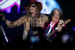 Aerosmith em SP - Steven Tyler e Joe Perry - Foto: Divulgação Time For Fun/MRossi