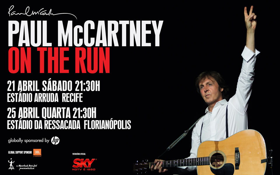 Paul McCartney volta ao Brasil em abril para shows em Recife e