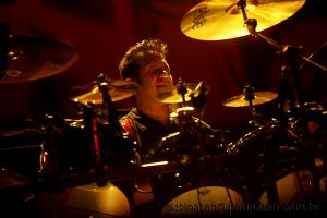 Anthrax em SP: Charlie Benante - Foto:Divulgação Top Link/Pati Patah