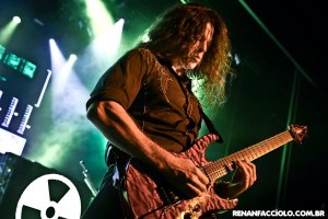 Megadeth em SP - Chris Broderick - Foto: Renan Facciolo, gentilmente cedida ao Roque Reverso