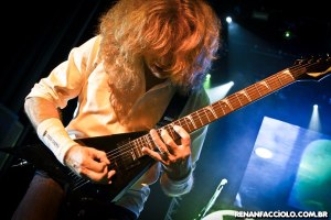 Megadeth em SP - Dave Mustaine - Foto: Renan Facciolo, gentilmente cedida ao Roque Reverso
