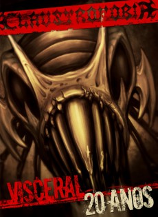 DVD “Visceral – 20 Anos” - Reprodução da capa