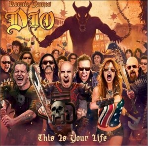 Scott Ian, do Anthrax, na capa do tributo a Ronnie James Dio - Reprodução