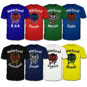 Motorhead - Camisetas - Reprodução