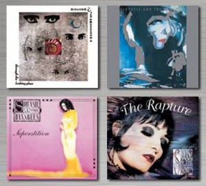 Siouxsie & The Banshees - Reprodução da capa dos 4 álbuns