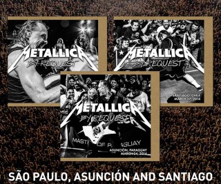 Metallica CDs da Turnê "By Request" - Reprodução