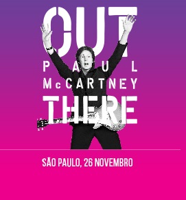 Paul McCartney - Cartaz do Show Extra em SP