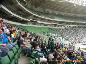 Allianz Parque - Detalhe dos Corredores entre as Cadeiras - Foto: Roque Reverso/Flavio Leonel Allianz Parque - Detalhe dos Corredores entre as Cadeiras - Foto: Roque Reverso/Flavio Leonel