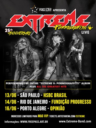 Extreme no Brasil - Cartaz de Divulgação