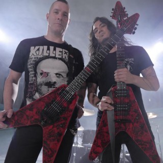 Jeff Waters e Aaron Homma, do Annihilator - Foto: Divulgação