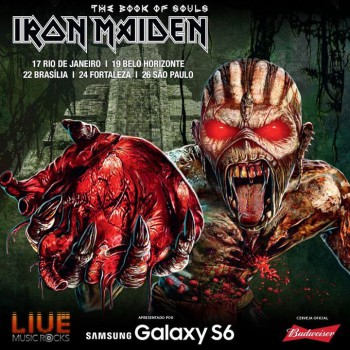 Iron Maiden no Brasil - Cartaz de Divulgação
