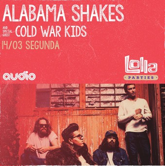 Alabama Shakes no Audio Club - Cartaz de Divulgação