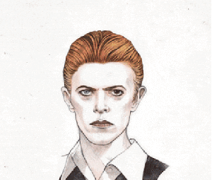 Bowie gif - Obra de Helen Green