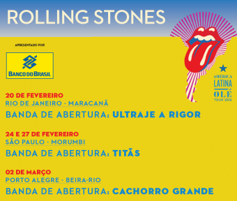Stones no Brasil - Cartaz de Divulgação