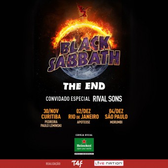 Com turnê 'The End', Black Sabbath volta ao Brasil no fim de 2016