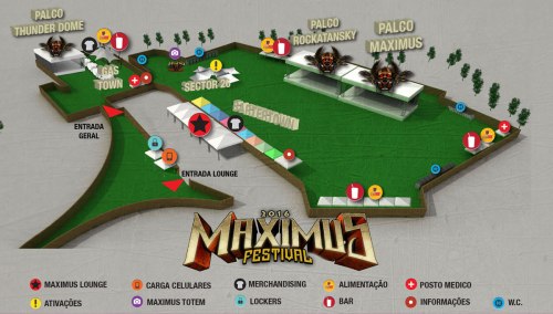 Mapa do Maximus Festival