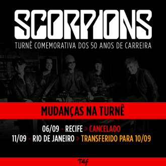 Scorpions - Reprodução de Aviso da Time For Fun