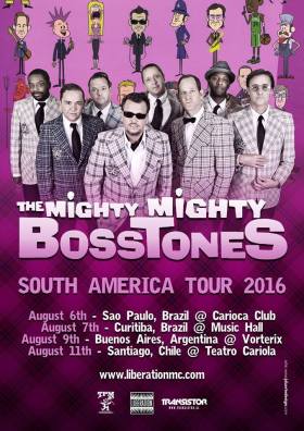 The Mighty Mighty Bosstones - Reprodução do cartaz da turnê sul-americana