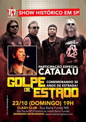 Golpe de Estado em SP - Cartaz de Divulgação do show