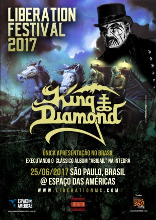 King Diamond no Liberation Festival - Cartaz de Divulgação