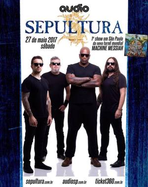 Sepultura na Audio - Cartaz de Divulgação