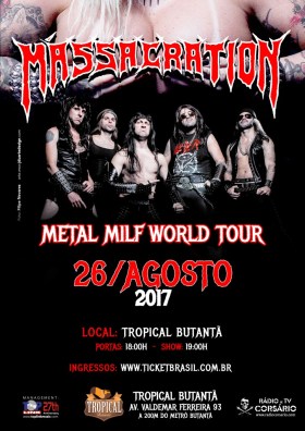 Massacration em SP - Reprodução de Cartaz do show