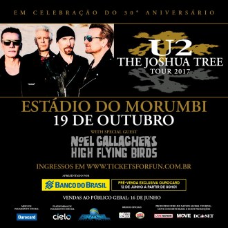 U2 em SP - Cartaz de Divulgação