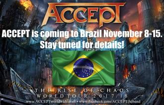 Accept - Reprodução de Imagem com anúncio do retorno ao Brasil
