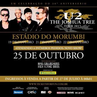 U2 em SP - Cartaz de Divulgação