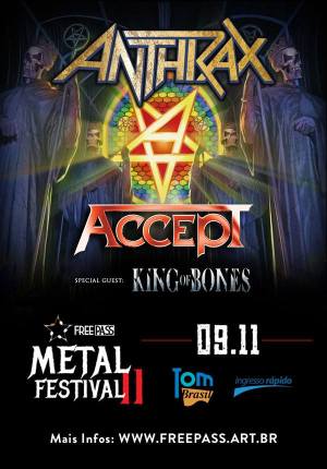 Free Pass Metal Festival II - Cartaz de Divulgação