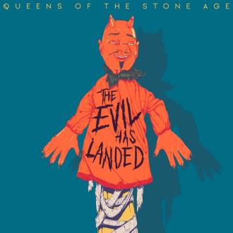 Queens of the Stone Age - Reprodução da capa do single "The Evil Has Landed"