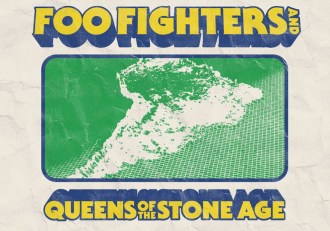 Foo Fighters e QoTSA no Brasil - Cartaz de Divulgação