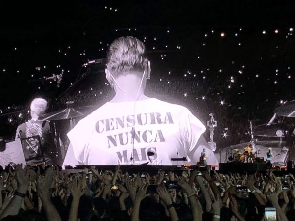 U2 em SP - Foto: Reprodução Twitter