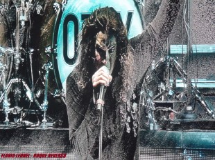 Ozzy Osbourne no Allianz Parque (SP) com efeito do telão - Foto: Flavio Leonel/Roque Reverso