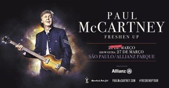 Paul McCartney em SP - Cartaz do show extra