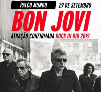 Bon Jovi - Foto: Divulgação Rock in RIo