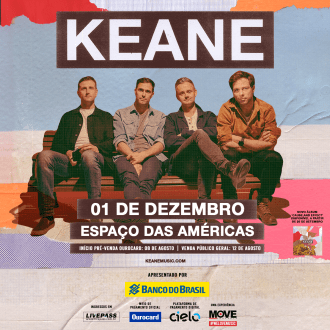 Keane em SP - Cartaz de Divulgação